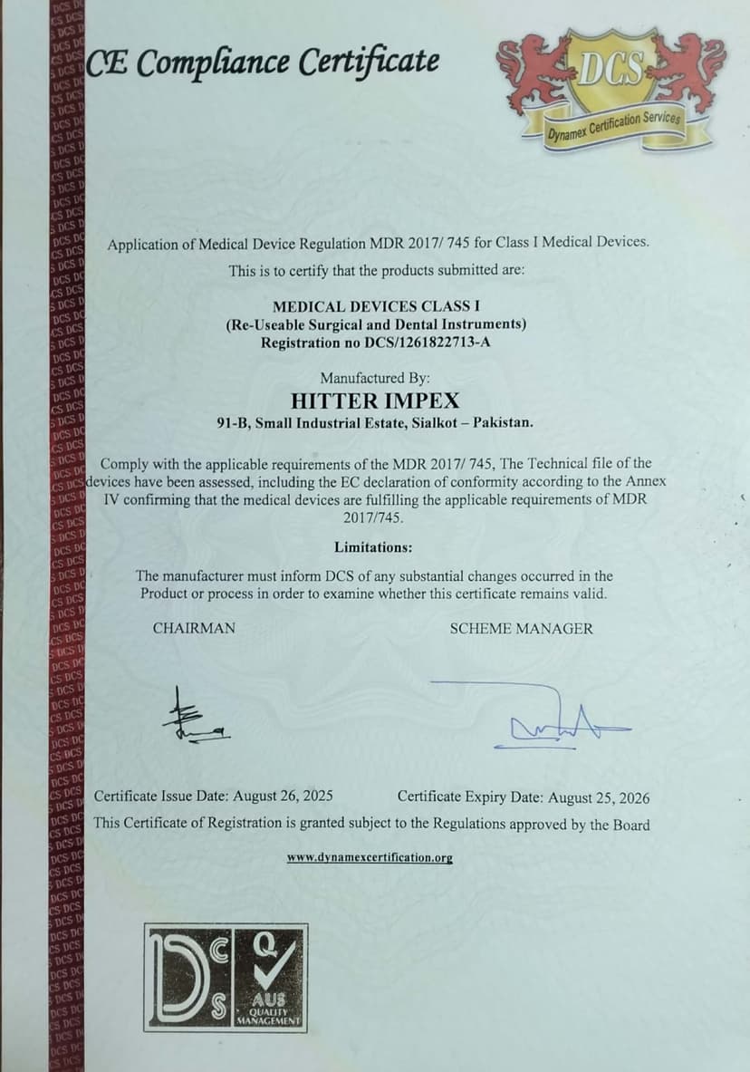 CE Certificate