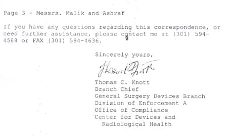 cGMP Certificate - Page 3